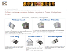 Tablet Screenshot of 6couteaux.com
